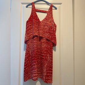 White House Black Market Animal Print Dress